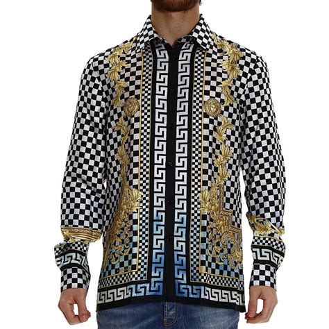 chemise versace homme solde|versace men's outlet.